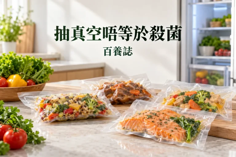 百養誌抽真空唔等於殺菌健康教育情境封面。