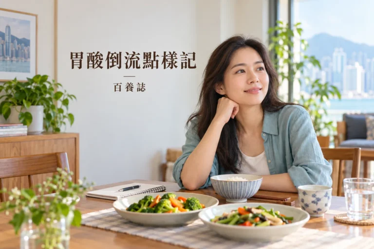 香港日常求醫準備示意，配合胃酸倒流點樣記的教育內容，不展示自行診斷或處方