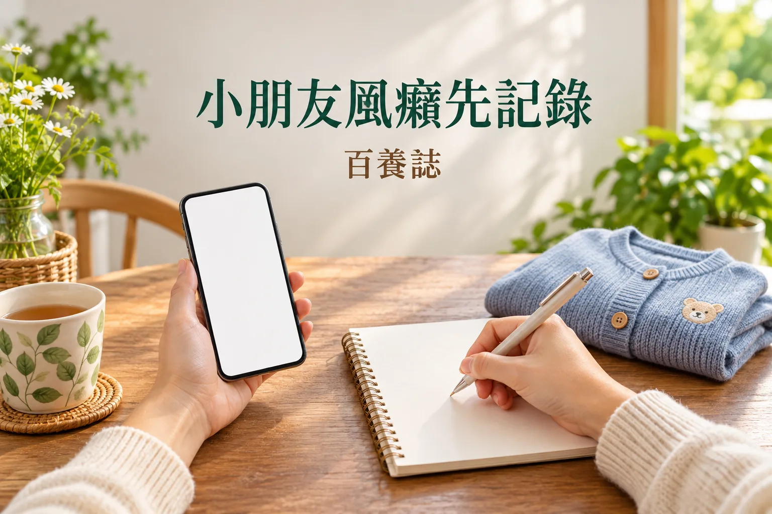 百養誌小朋友風癩先記錄健康教育情境封面。