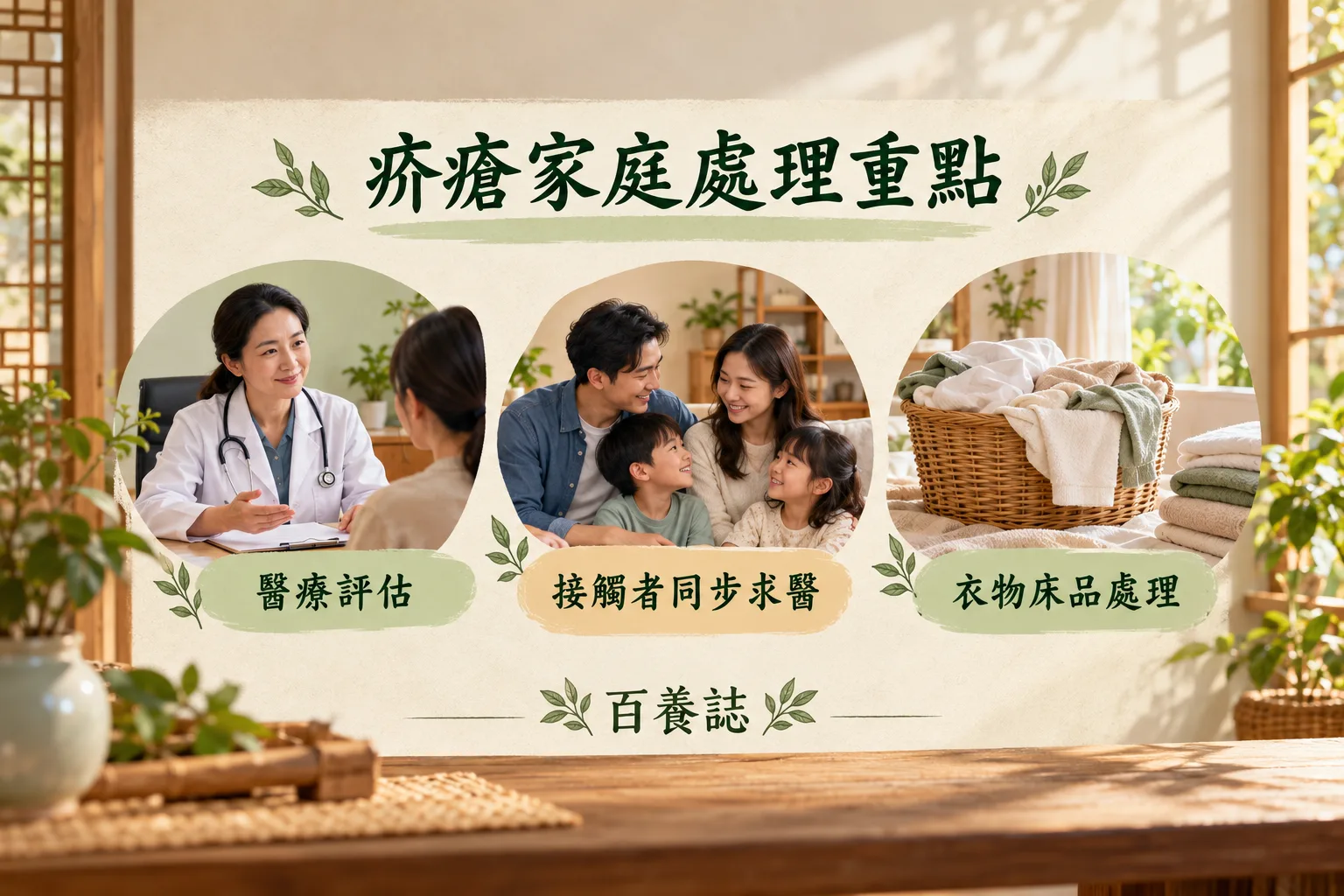 疥瘡家庭處理:醫療評估、接觸者同步求醫、衣物床品處理
