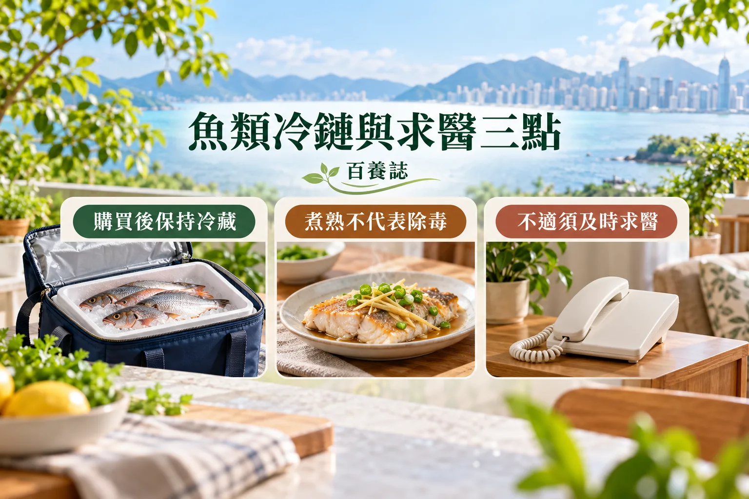 魚類冷鏈與求醫三點,配合正文的適用限制與下一步閱讀